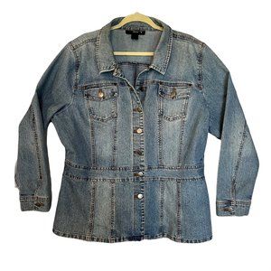 Venezia Women’s Denim Stretch Jacket 18/20 Tapered Waist